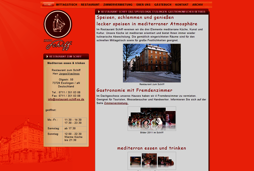 images mediendesign webdesign restaurant-schiff-es