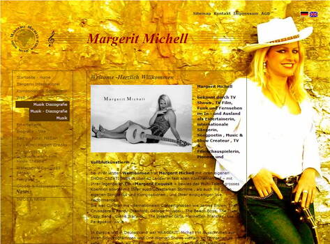 Screenshot der Internetseite www.margerit-m.com